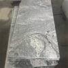 White Kitchen Fantasy Grey Granite Vein Countertop