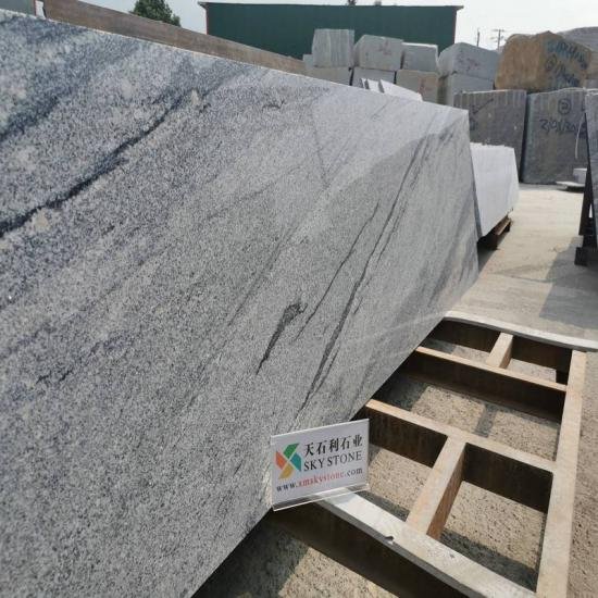 Nero Santiago China Viscount White Granite Slabs