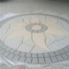 Granite Waterjet Cut Mosaic On Mesh G654 And G682