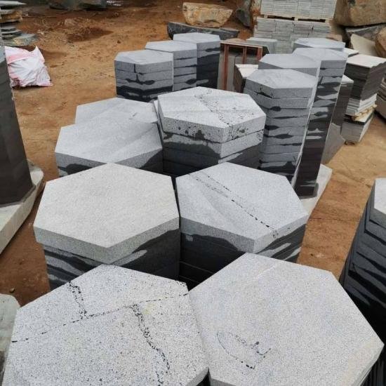 Natural Hexagonal Stones For Bluestone Paving