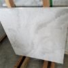 Cross Cut Honed Acid White Grains Marble Tiles