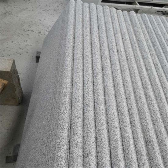 G603 Padang White Non-slip Bull Nose Steps