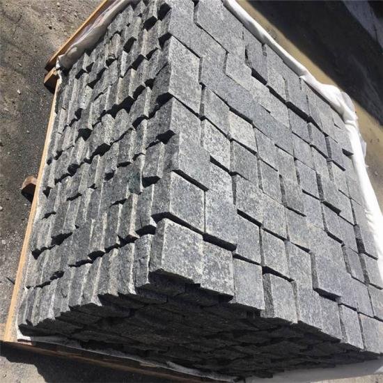 Exfoliated Raven Basalt G684 Cobble 100x100x50 mm