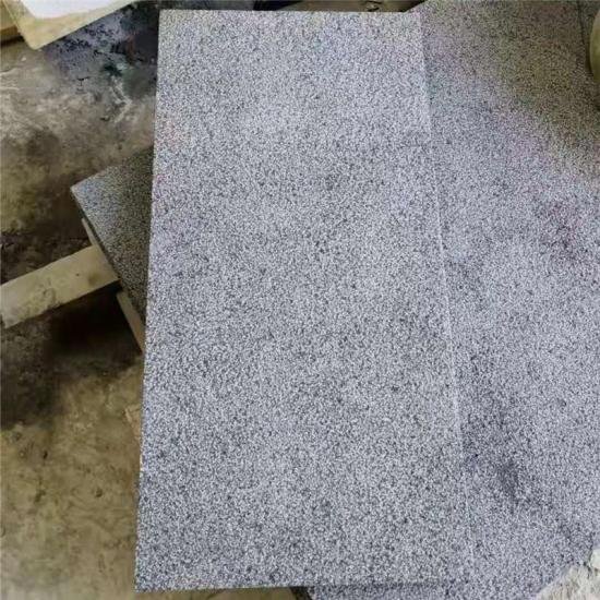 Bush hammered New G684 Black Basalt Ken Black Paver