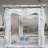 Bianco Carrara Stone For Fireplace White Marble Interior Design