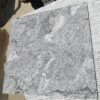 White Kitchen Fantasy Grey Granite Vein Countertop