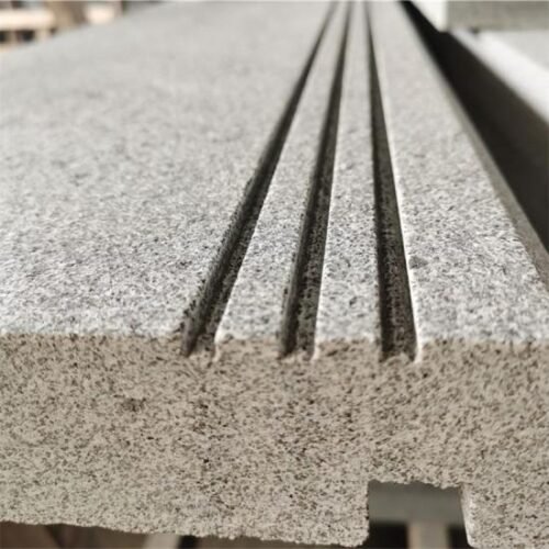 G654 Flamed Stairs With Non Slip Groove