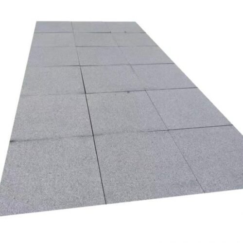 New G654 Grey Granite Flamed Anti Slip Pavement