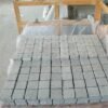 Mesh White Granite Flamed Cobbles G603