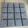 Mesh Natural Split Black Granite Cobblestone