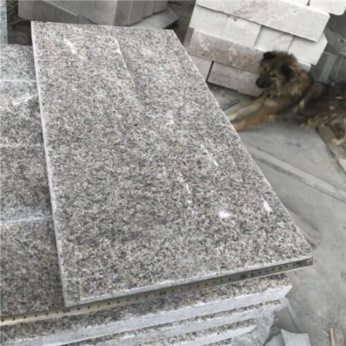 China Brown Rock Faced Stone Wall Tiles