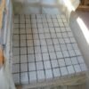 Mesh White Granite Flamed Cobbles G603
