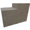 Puma Rusty Yellow Bush Hammered Granite Security Bollard