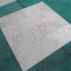 Cross Cut Honed Acid White Grains Marble Tiles