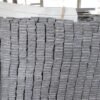 Mesh Natural Split Black Granite Cobblestone